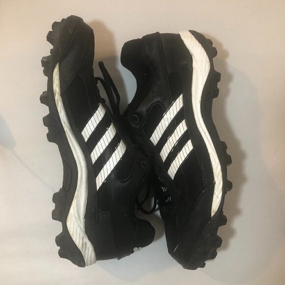ADIDAS Cleats Mens Size 12 Black White Adituff Athletic Shoes - Picture 11 of 13
